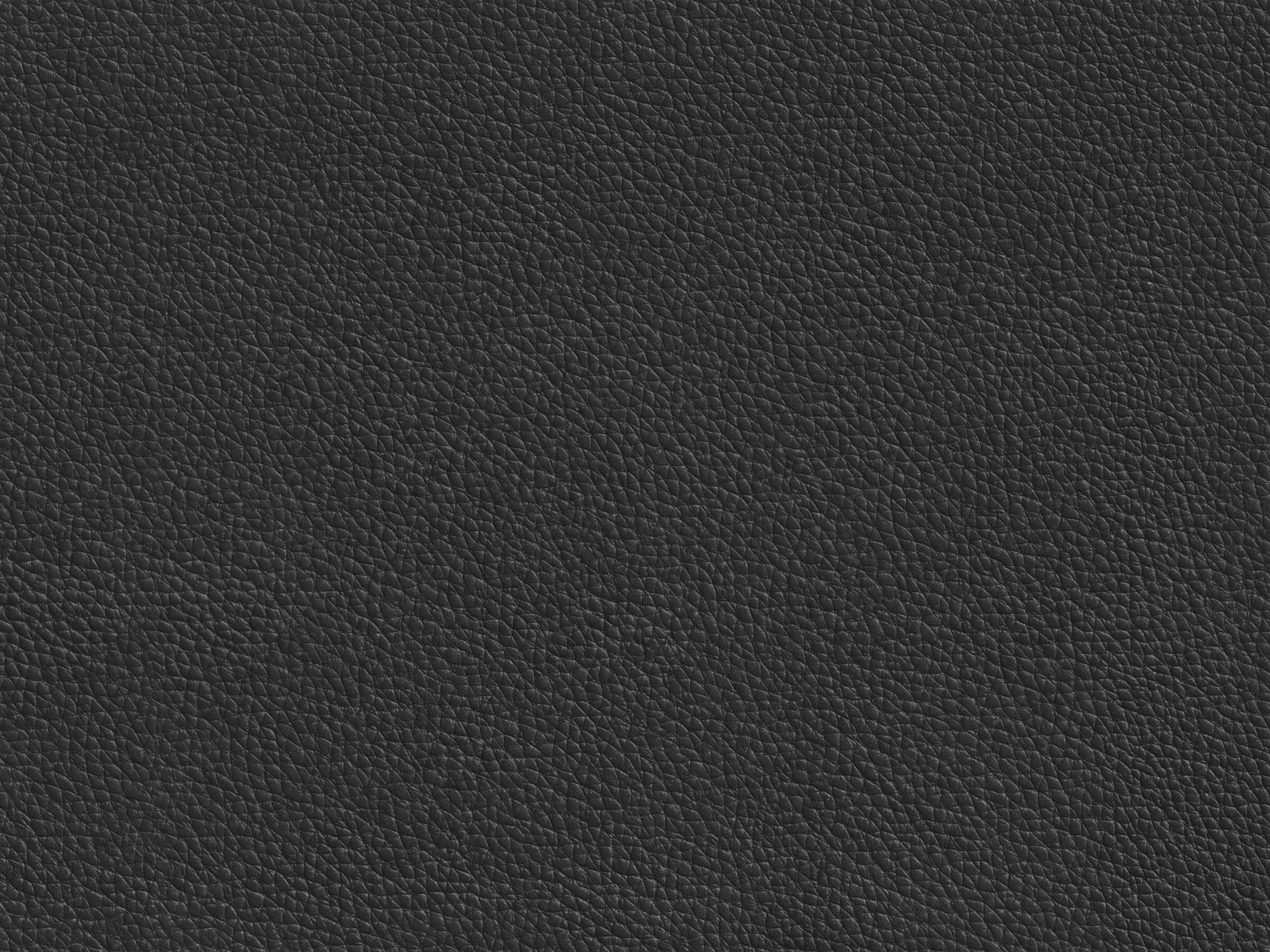 Schwarze Lederoberfläche mit feiner Narbung, natürliche Textur, gleichmäßig strukturiert