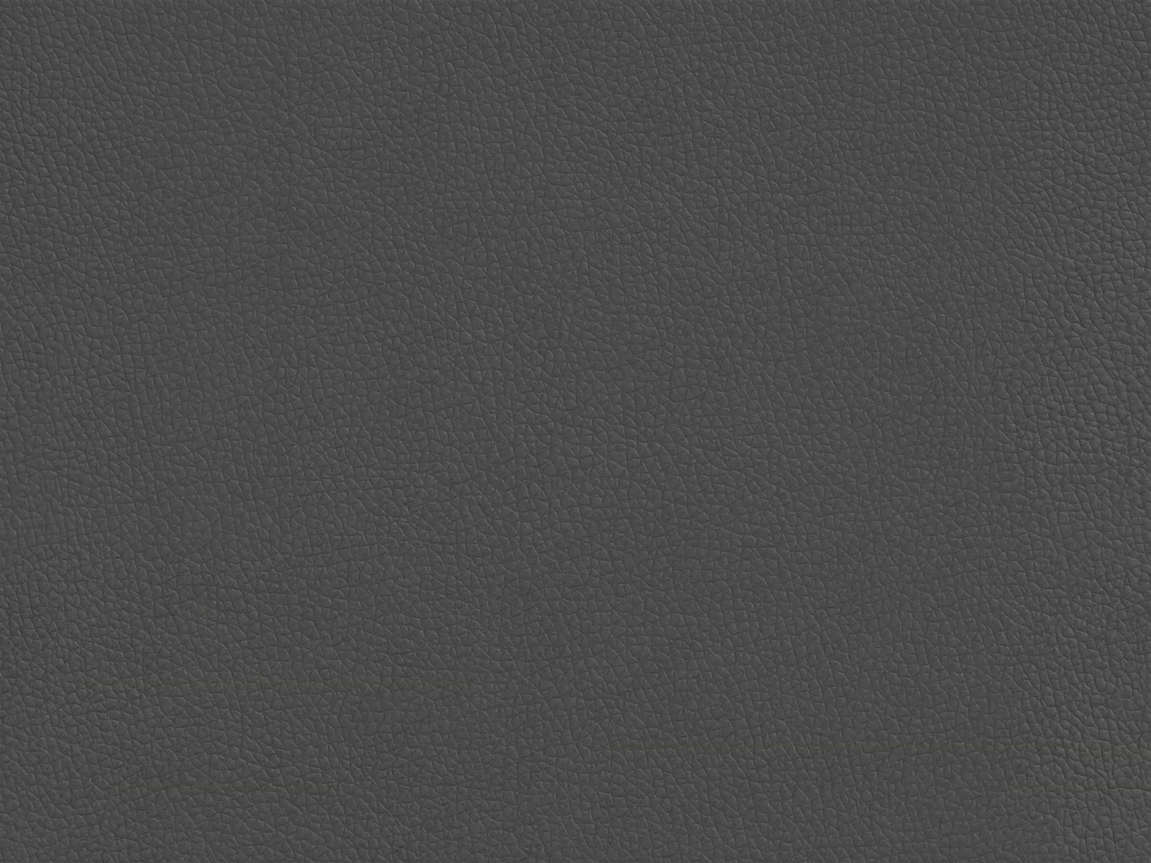 Dunkelgraue Lederoberfläche mit gleichmäßiger, feiner Narbenstruktur und matter Optik