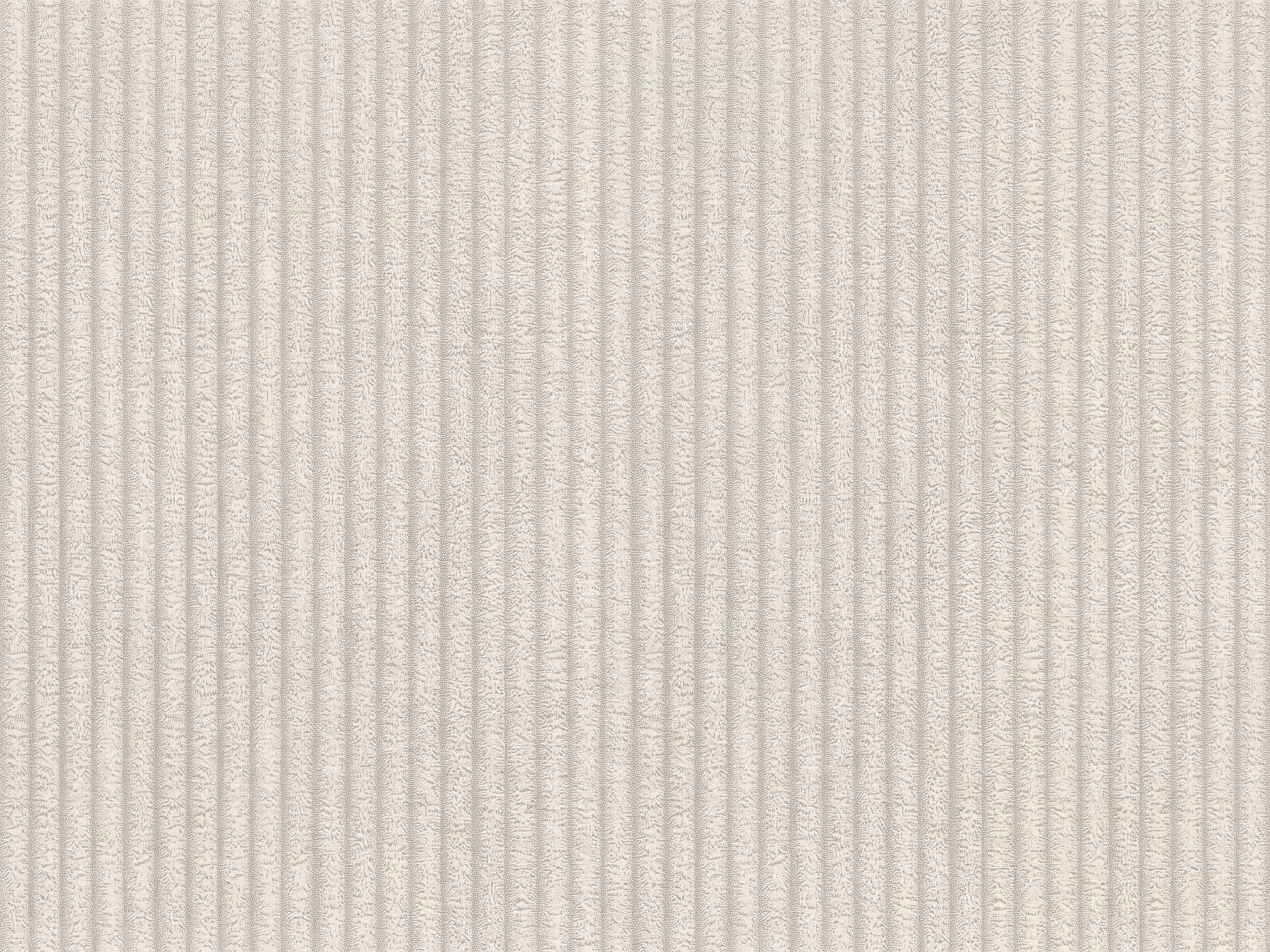 Hellbeiger Cordstoff mit breiter, gleichmäßiger Rippenstruktur und deutlich sichtbarer Textur